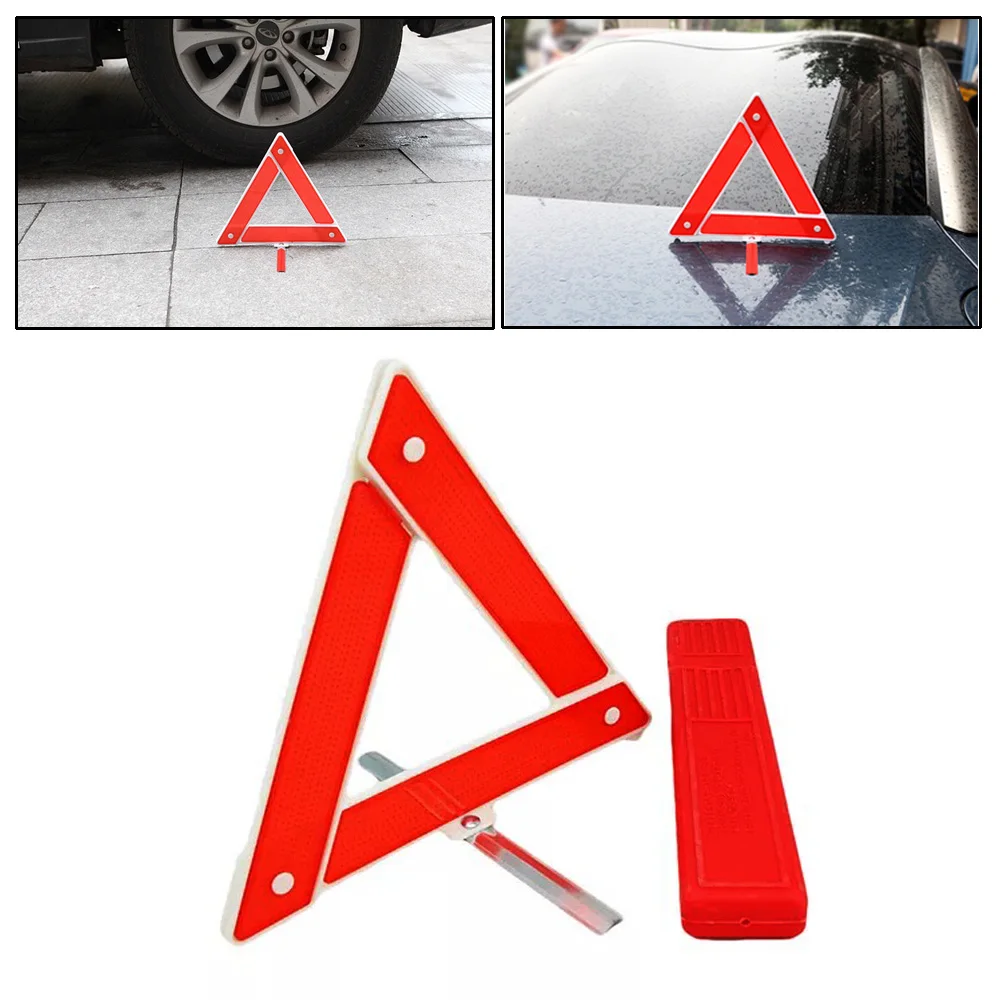 Car Triangle Emergency Road Warning Sign