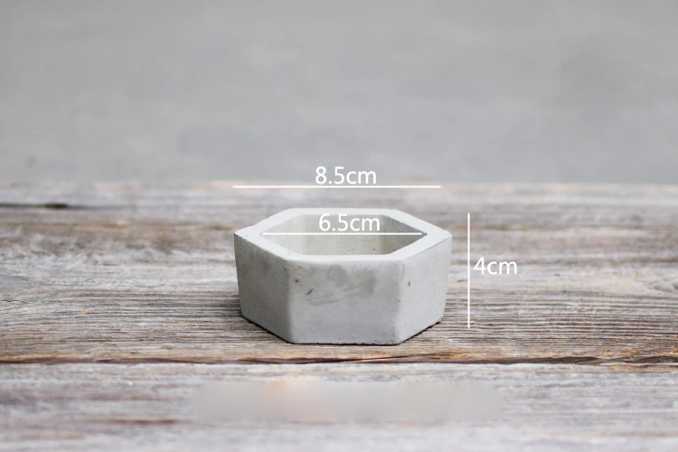 Силиконовая форма современный минималистичный керамическая ваза для цветов Шестигранная геометрическая форма для цветов украшение дома цемент 3d формы для ВАЗ
