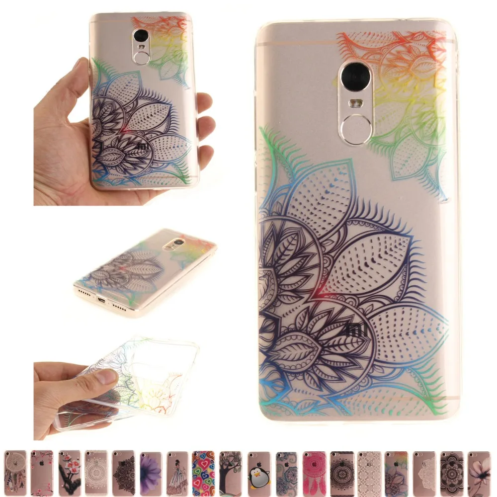 

DAXING Phone Cover Case for Xiaomi redmi note 4 Cases Cartoon Cover Ultrathin Silicone Back Cover TPU Fundas for hongmi note 4