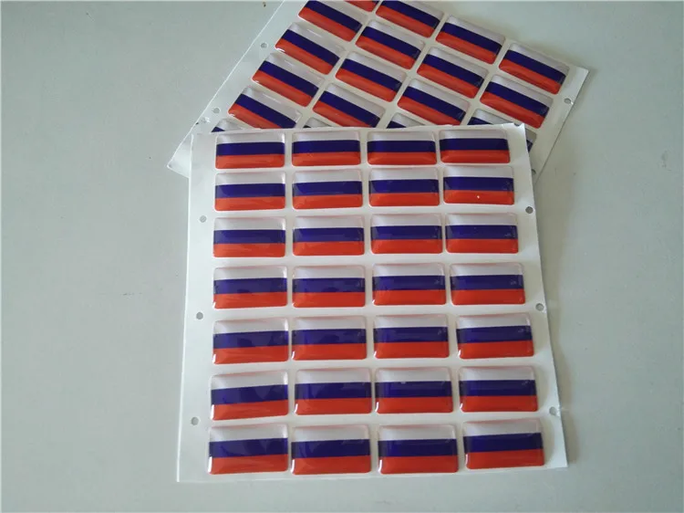400 Piecs Russia Flags Car Steering Wheel Sticker Emblems