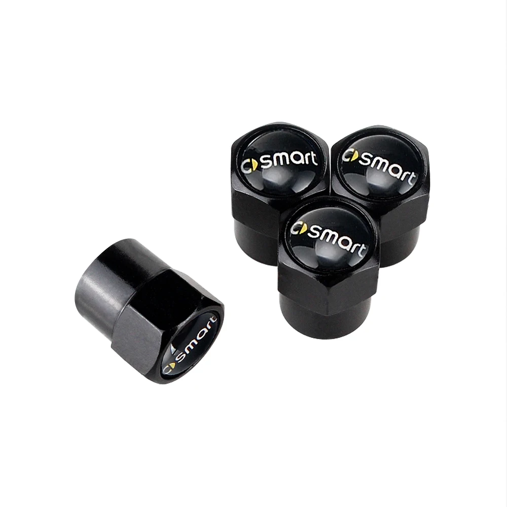 

Car Anti Dust Cap Wheel Valve Stem Cover for Mercedes Benz Smart Fortwo Forfour 450 451 452 453 Forspeed JCW Metal Accessory