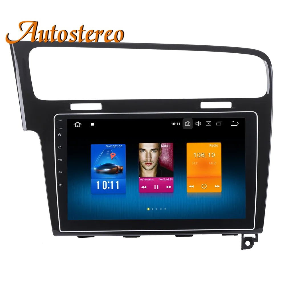 Sale DSP Android 9 Car GPS Navigation No DVD Player For Volkswagen Golf 7 For VW GOLF7 2013+ car stereo radio tape recorder head unit 7