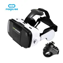 VR BOSS 3D Virtual Reality Glasses VR Box +Magicsee R1 Bluetooth 4.0 Wireless remote Game pad For IPhone Android smart phone