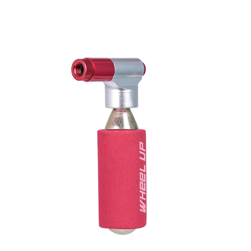 Wheel Up Bicycle Pump CO2 Cartridge Emergency Cycling Pump Head Bike