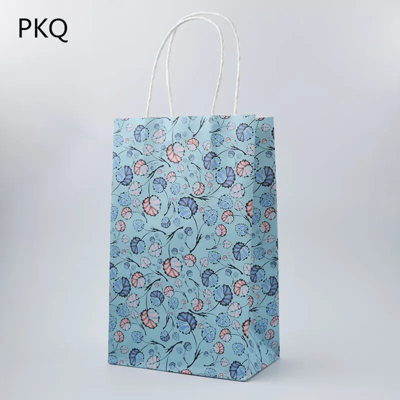 10pcs New High Quality Paper Bag With Handles 13x8x21cm Diy Multifunction Festival Gift Wedding Party Kraft Gags 10pcs New High Quality Paper Bag With Handles 13x8x21cm Diy Multifunction Festival Gift Wedding Party Kraft Gags