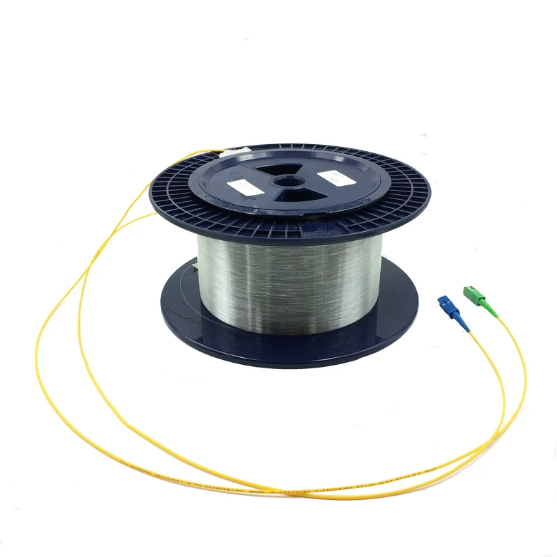 

SC 1KM 9/125 singlemode Single Bare fiber disk OTDR measuring Optical Fiber Cable OTDR test optical fiber reels