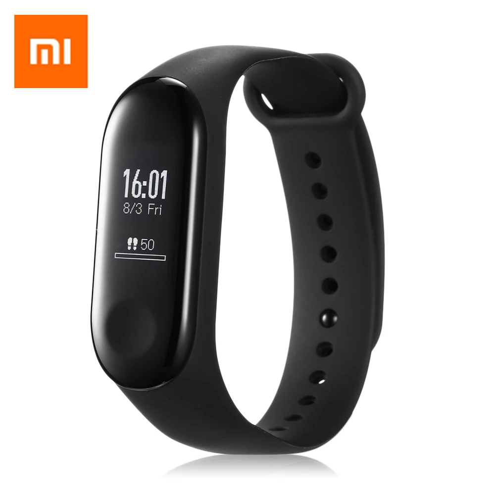 Оригинальный Xiaomi mi-браслет 3 Смарт-Браслет фитнес-браслет mi Band Смарт-часы Bluetooth