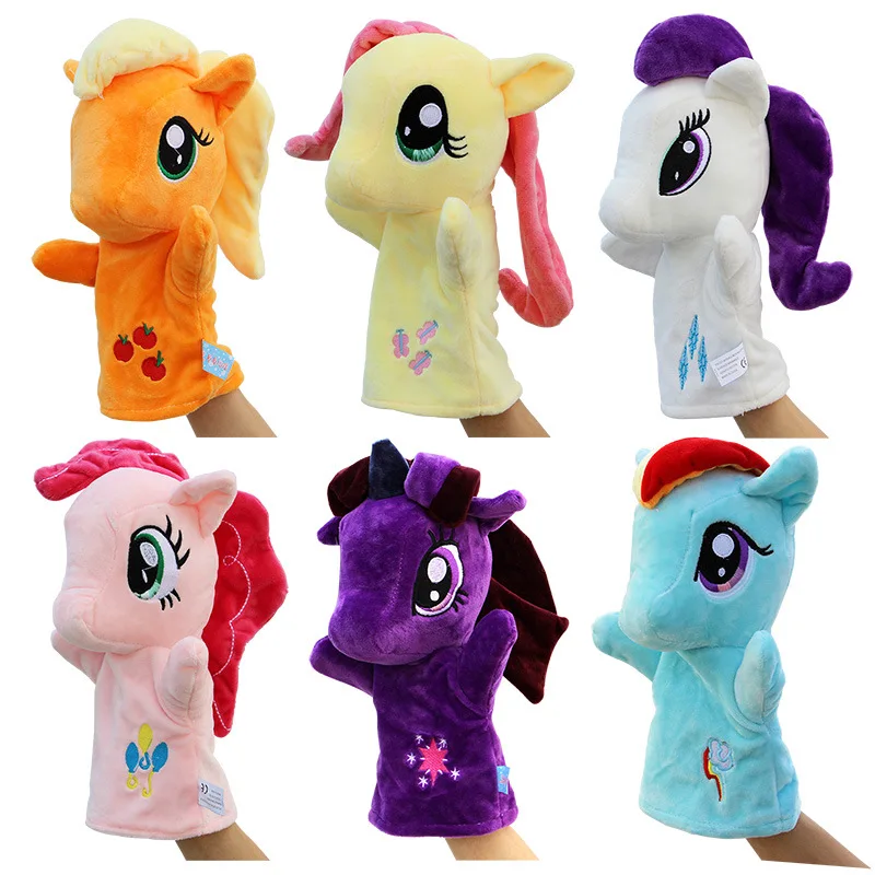 My little pony 27 см ручная кукла плюшевая игрушка мягкая короткая Радуга Дэш яблоко
