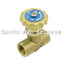 1/" PT Женский Нитки прямой поток Управление латунь ворота Клапан