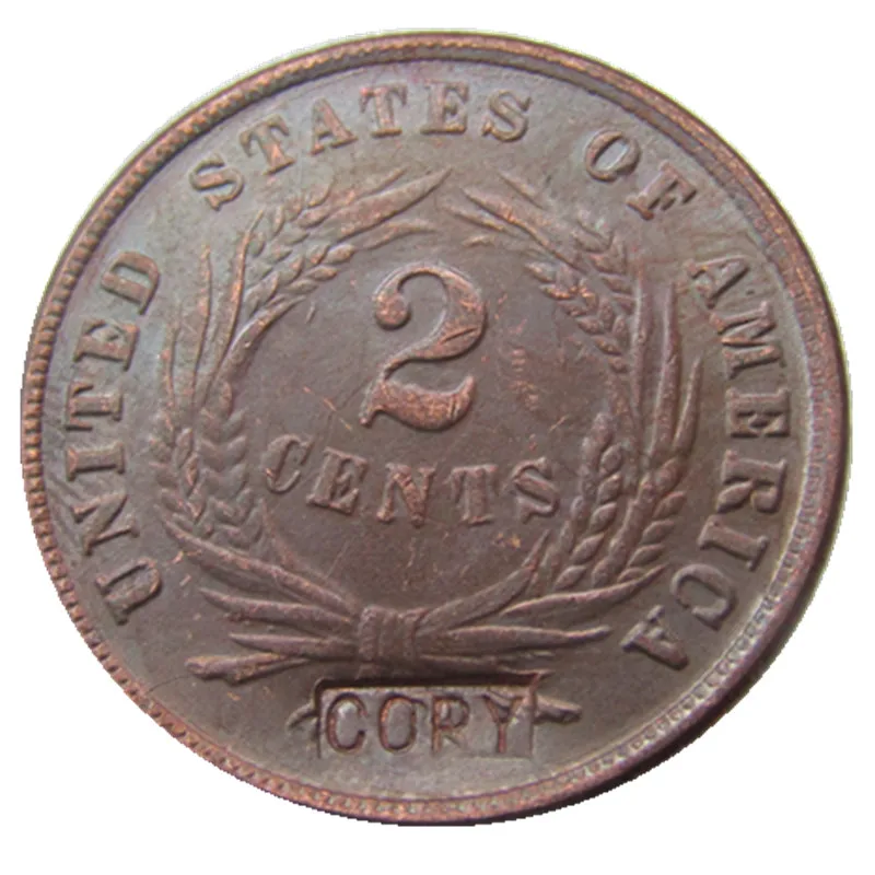 

US 1872 Two cents Copy Coin