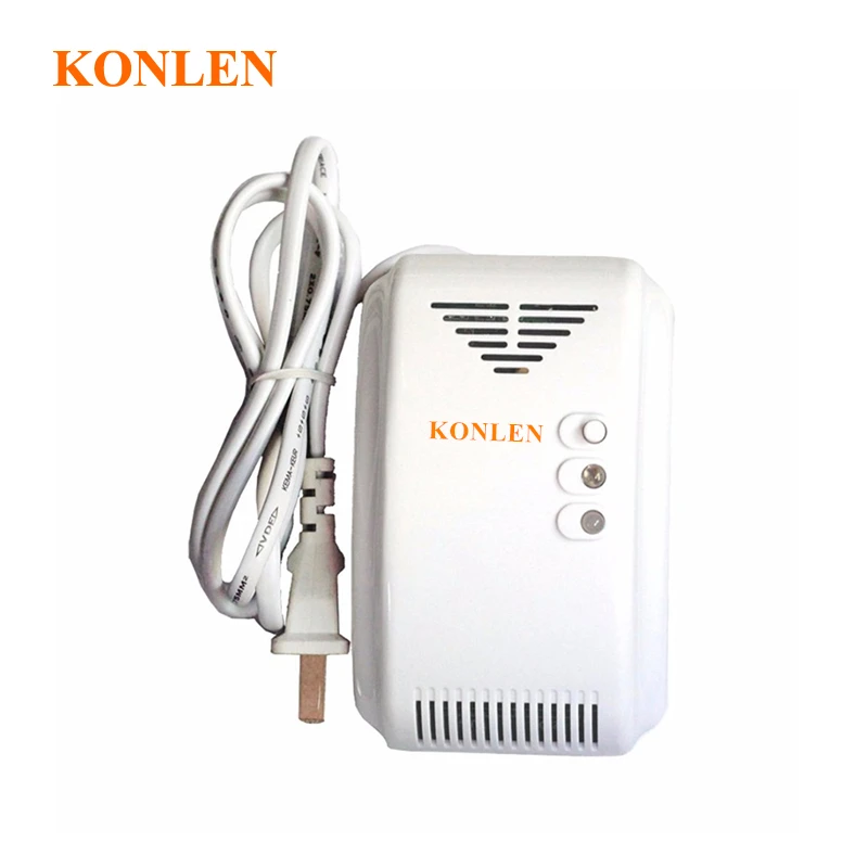 

Wireless natural gas detetor in 433 for security alarm systems, free shipping gas leak detector alarm
