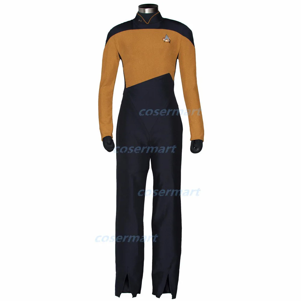 Star Trek Jumpsuit Cosplay Costume Red Halloween Uniform For Women Men (3)