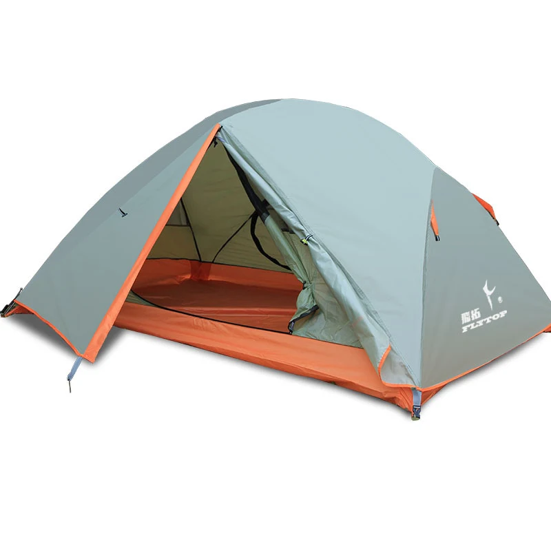 

FLYTOP Ultralight Camping Tent Double Layer 2 Person Aluminum Pole Hiking Tent Super Waterproof Outdoor Tent for Couples Lovers