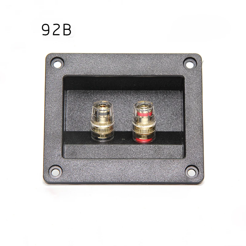 5pcs Audio Cable Connector Terminal Two Speaker Junction Box Wiring Board DIY Speaker Accessories Plastic Copper Terminal