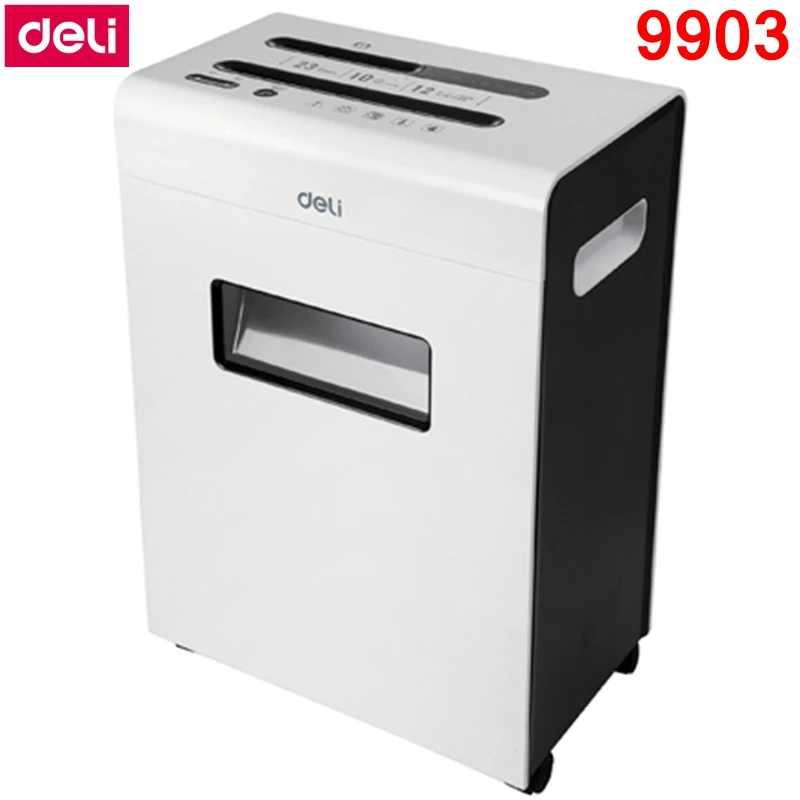 [ReadStar] Deli 9903 машина для измельчения бумаги офис 23L объем 220-230VAC/50 Гц 12 штук автоматическая остановка бумаги Шредер Тип Ящика