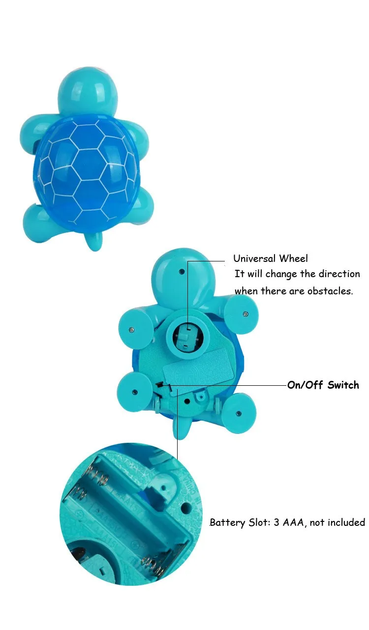 Электрический черепаха черепахи с светомузыкальный проектор малышей/детей младшего возраста/игрушки