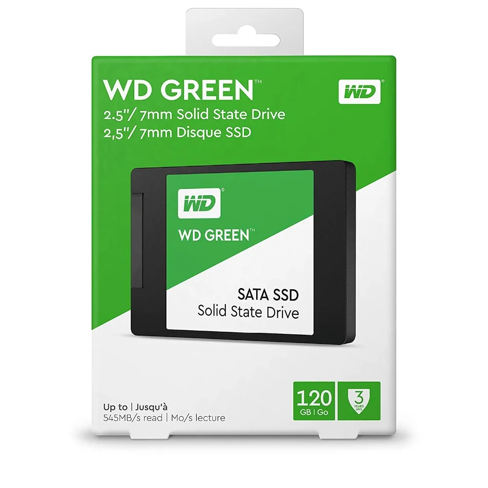WESTERN DIGITAL WD GREEN PC SSD 120 ГБ внутренний SATA3.0 2 5 &quotтвердотельный диск жесткий для