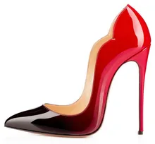 Brand New Women Pumps High Heels Women Shoes Patent Pointed Toe Shoes Woman High Heel Sexy Women Pumps Red Black Heels FS-0026