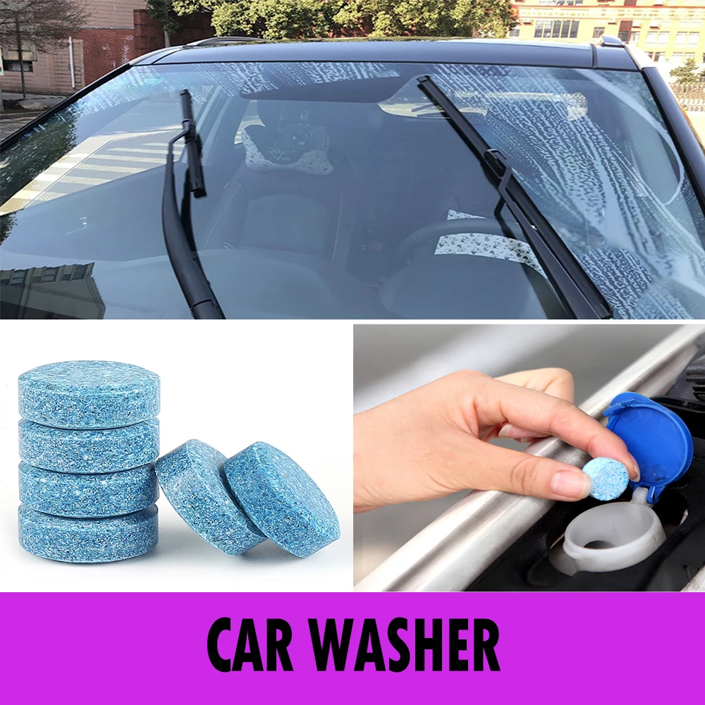 Dropshipping Car accessories 1pcs Effervescent Car cleaning Windshield