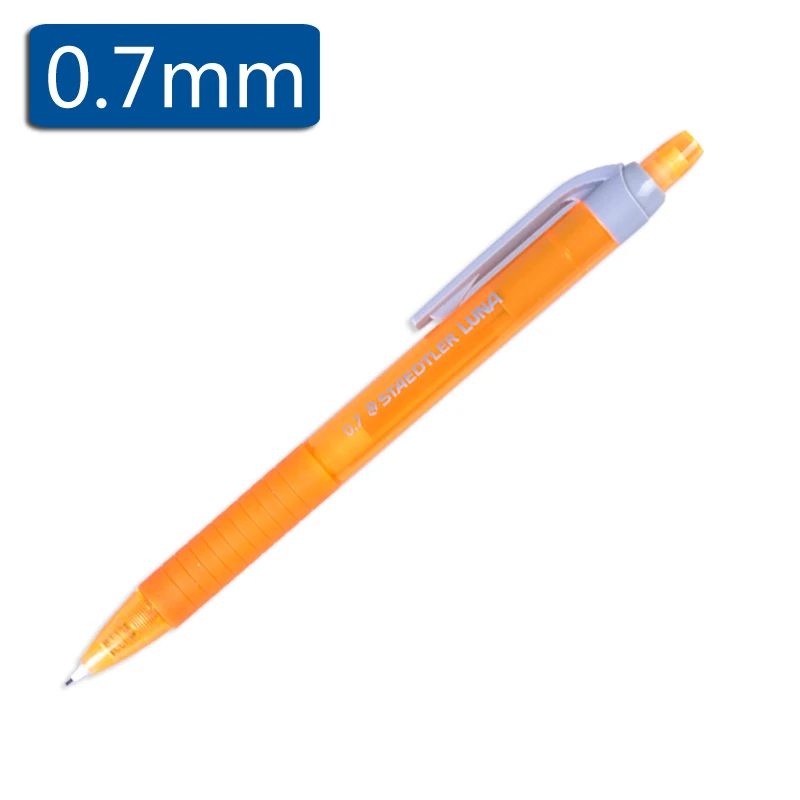1 шт. STAEDTLER 7611 студент рисунок Авто карандаш студент Цвет активности Карандаш 0,5 | 0,7 автоматического карандаша офисные и школьные принадлежности - Цвет: 0.7mm orange