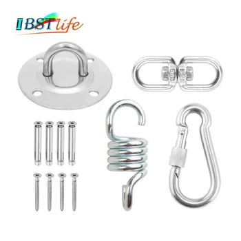 

Anchor Bracket Hook for Aerial Training Straps Crossfit Olympic Rings Yoga Hammock Hanging Kit Swings Ceiling & Wall Mount 500LB