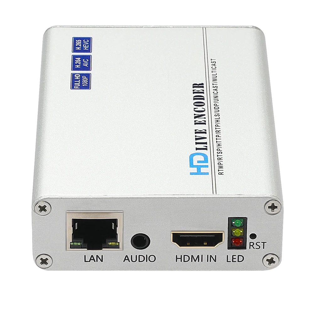 HEVC 1080P 1080i HD HDMI To RTSP RTMP UDP HLS видео потоковый кодировщик IPTV потоковая трансляция в