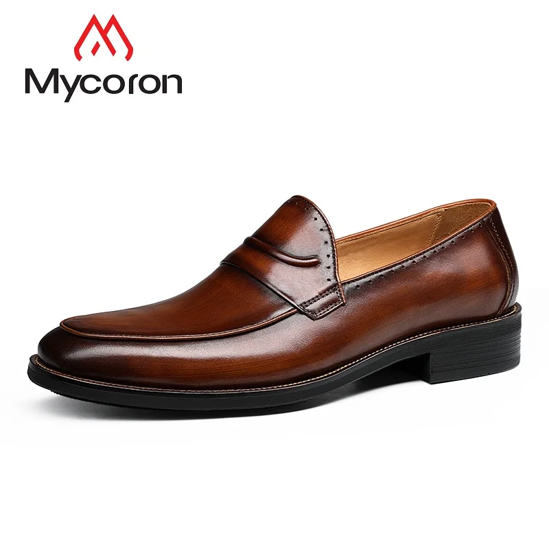

MYCOLEN Men Boots Spring/Autumn Wedding Shoes Patent Leather Mens Shoes Luxury Brand Italian Brand Shoes Sapato Masculino