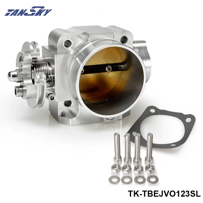 For Mitsubishi Lancer EVO 1 2 3 4G63 Turbo 1992-1995 Intake Manifold 70MM Throttle Body Silver TK-TBEJVO123SL