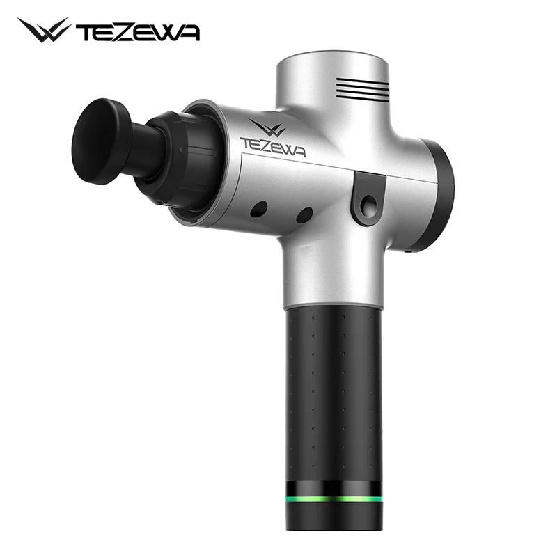 

2020 TEZEWA New Products Noiseless Muscle Hyper-fit Massage Gun Body Relax Fascia with 6 Massage Heads-Deliver by DHL or FEDEX