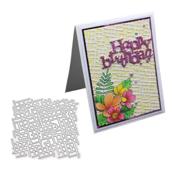 

Pattern Metal Cutting Dies Stencil DIY Scrapbooking Album Stamp Paper Card Embossing Crafts Decor