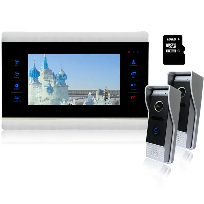 Homefong Home Security Wired Video font b Door b font Phone Intercom Doorbell font b Camera