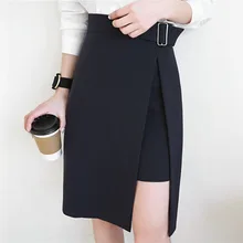 AUFYSO font b Skirts b font font b Womens b font 2018 Spring Summer Korean Office