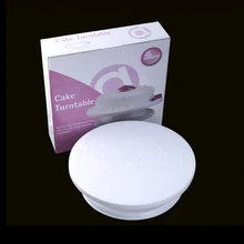 DIY Шелковый цветок Поворотная тортовница форма для выпечки передовые формы для пищевых продуктов для торта украшения стола свет и стабильный торт проигрыватель