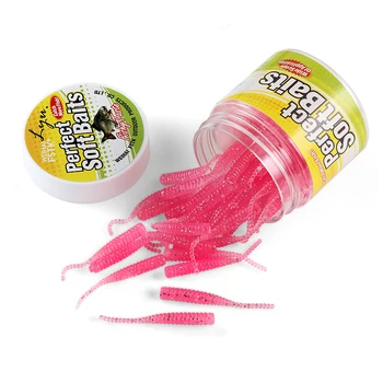 BEST CHOICE ❤️ 50pcs 0.3g 4cm Fishing Lure mini Soft Worm Shrimp Jerkbait Fish Ocean Rock lure bass soft fish smell Leurre Souple soft bait - discount item 43% OFF Sports & Entertainment