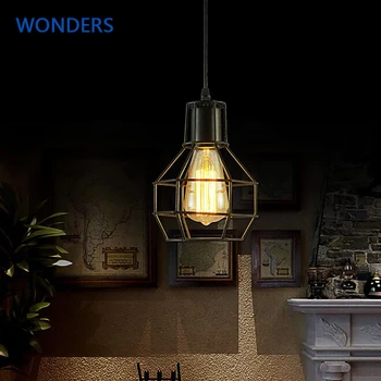 

Nordic loft Pendant lamp lampshade modern creative pendant lights home industrial lighting iron lampshade Bar Cafe Restaurants