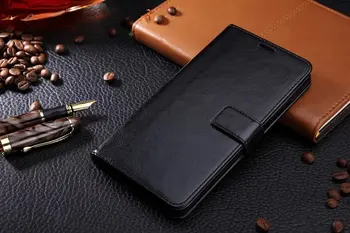 

100pcs/lot free shipping Book Style Crazy Horse Lines Leather Wallet Case with Card Slots For Samsung Galaxy J3 2016 J320