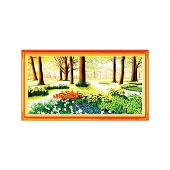

Joy Sunday cross-stitch kits,dmc mulina print Beauty birthday wedding gift cross stitch embroidery Needlework home decoration