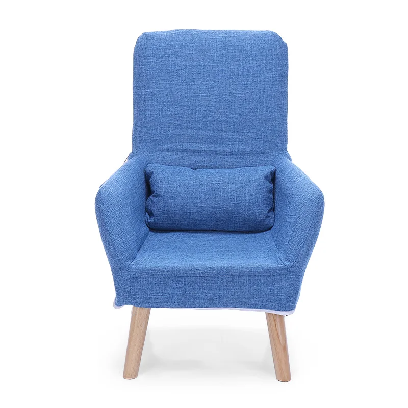 

Small apartment removable and washable lazy folding sofa bedroom children's chair
