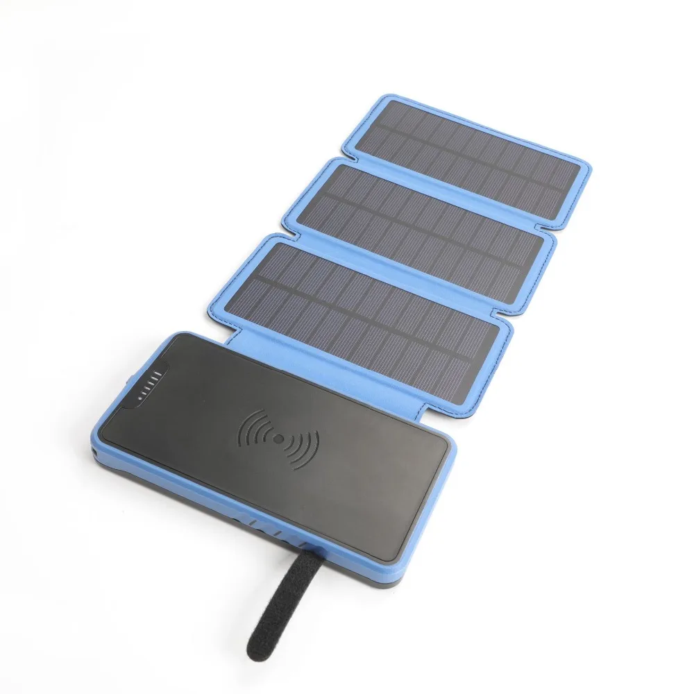 

20000mah Solar Power Bank External Battery Bank Built-in Wireless Charger Powerbank Portable QI Wireless Charger for XIAOMI MIX3