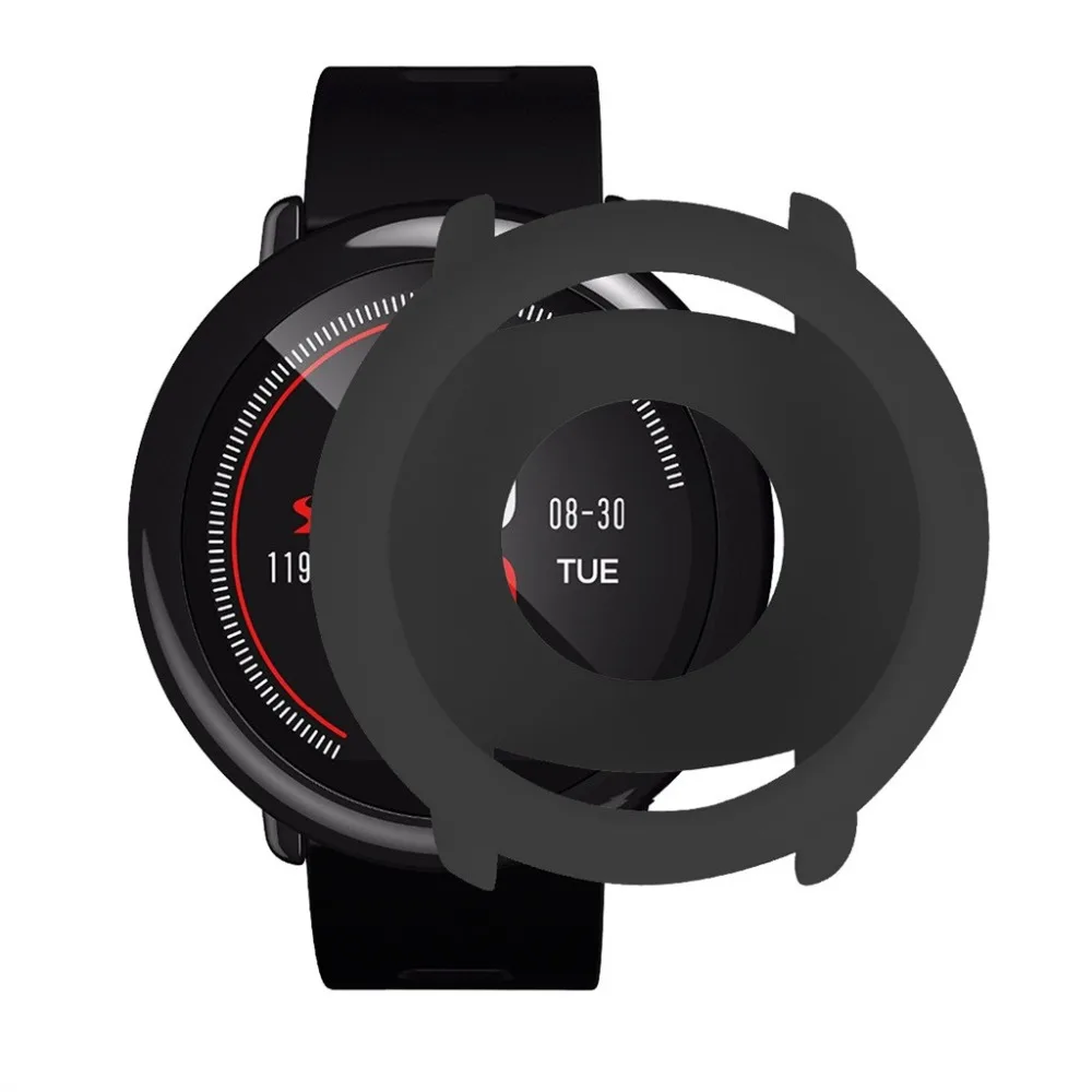 Чехол-накладка силиконовая рамка Защитная Для Xiaomi Huami AMAZFIT Pace Watch умные часы аксессуары на замену