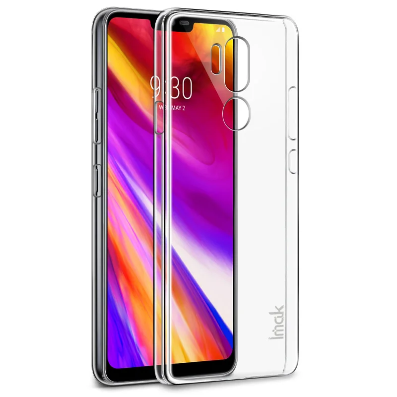 

Imak for LG G7 ThinQ Transparent Crystal Case PC Clear Wearproof Hard Case Back Cover for LG G7+ G710EM Case Cover