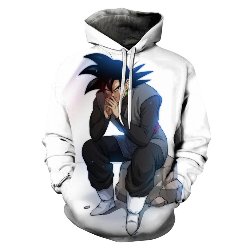 

Dragon Ball 3D Anime Sweatshirt Men Goku Ultra Instinct 3D Print Hooded Pullover Top Harajuku Street Wear Sportswear
