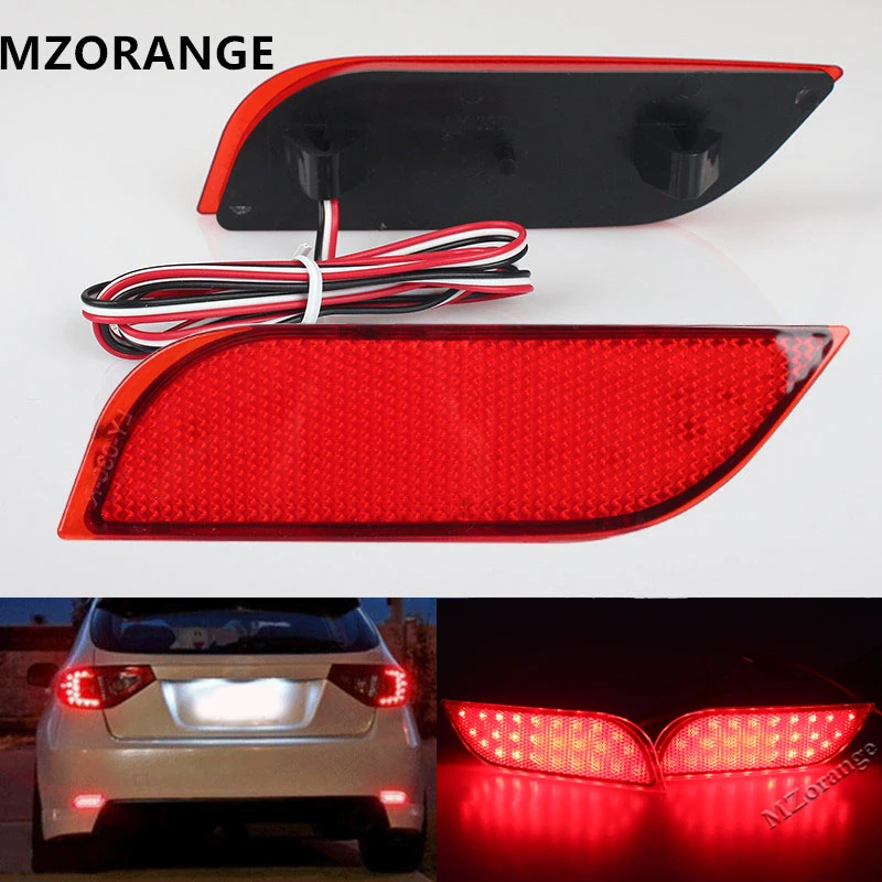 2 шт. светодиодные лампы для заднего бампера Subaru/Impreza/XV/WRX/LEVORG/отражатель хода