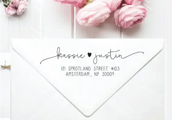

Custom wood stamp Return Address, wood rubber stamp, personalized address stamp, return address wood stamp
