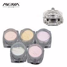 Angnya Порошок Стакан из прозрачного стекла для акрилового прозрачный дизайн ногтей Дизайн ногтей мин и 5 коробок сверкающие яркие блестки для ногтей порошок