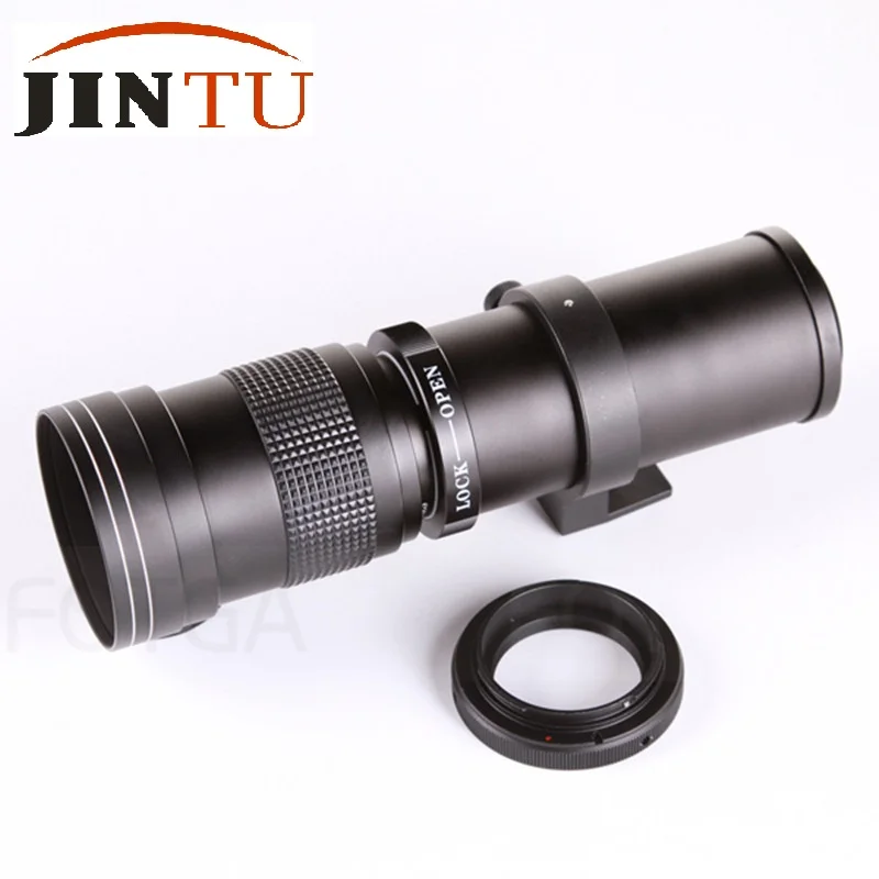 JINTU T2 адаптер для объектива с креплением к 420 800 мм 650 1300 телефото объектив