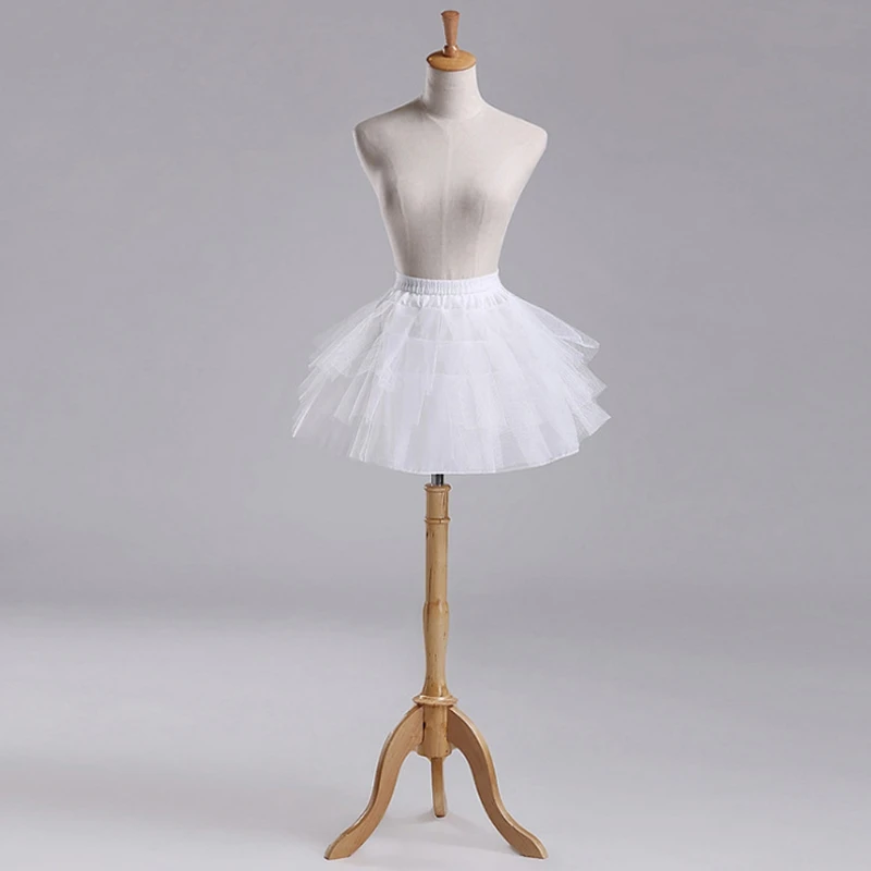 

Free delivery 2018 new White Women Girls Vintage Multilayer Pleated Petticoat Ballet Bubble Short Tutu Skirt