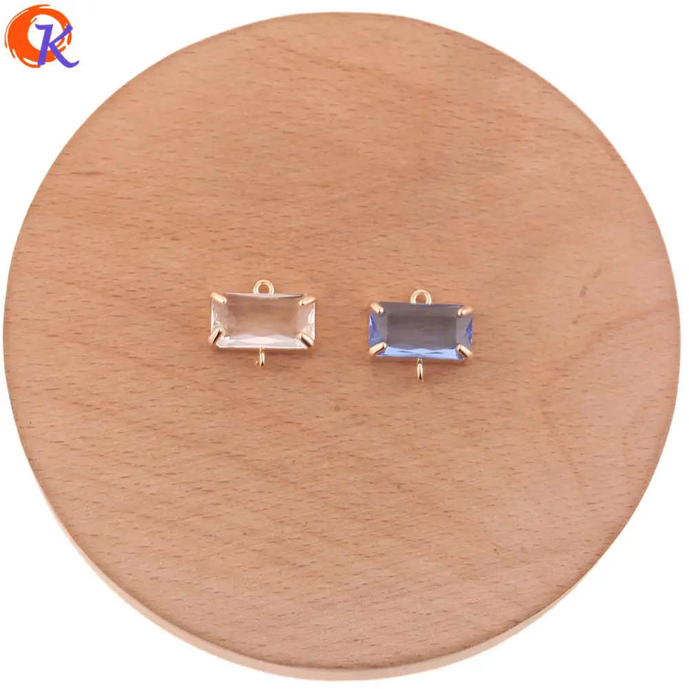 

Cordial Design 30Pcs 16*13MM Jewelry Accessories/DIY Jewelry Making/Crystal Earrings Connectors/Hand Made/Earring Findings