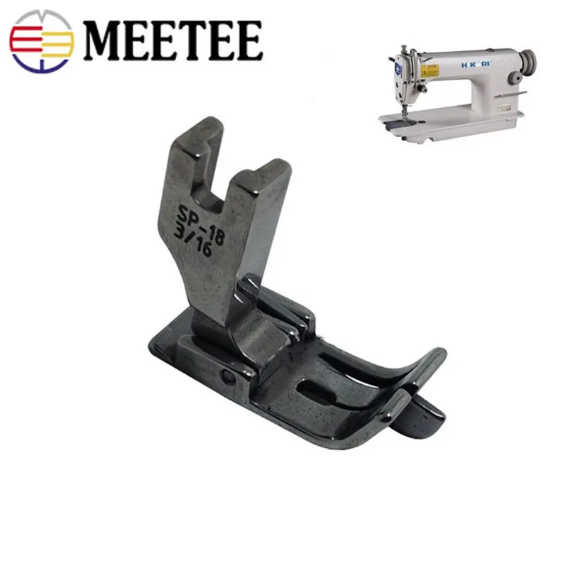 

Meetee 3pcs Domestic Sewing Machine Foot SP-18 Presser Right Guide Feet Set for Sew Machine Accessories 0.8/1.6/3.2/6.4MM DY201
