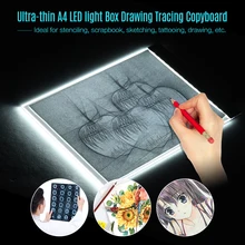 Ultrathin Dimmable LED Light box Tablet Pad EU AU US USB Plug Diamond Embroidery Diamond Painting